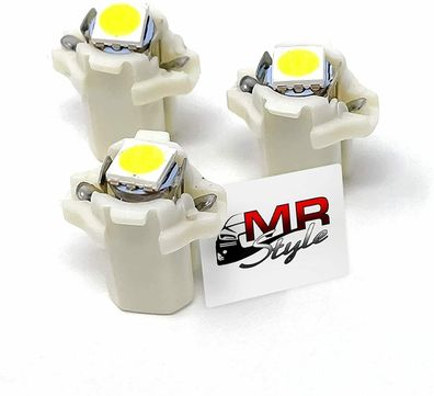 MR-Style 3x Led Tachobeleuchtung warmweiß passend für VW Golf 2 1983-1992