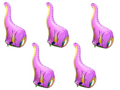 5 x Folienballon Dinosaurus Heliumballon Luftballon Kindergeburtstag Dinosaur