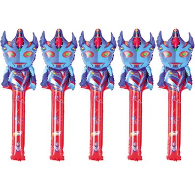 5x Folienballon Ultraman Superheld Heliumballon Luftballon Kindergeburtstag