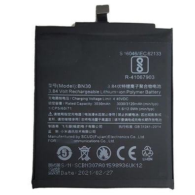 Ersatz Akku für Xiaomi Redmi 4A ersetzt BN30 Battery Batterie
