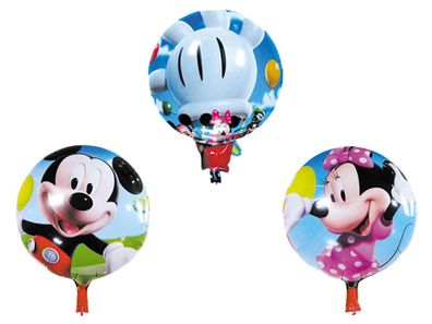 Folienballon Set 3 X Micky Minnie Maus Luftballon Heliumballon Kindergeburtstag