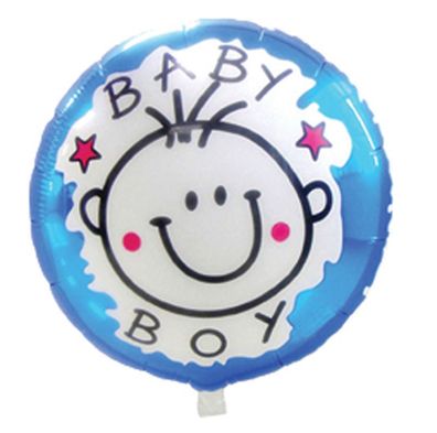 Folienballon Baby Boy Heliumballon Luftballon Junge Kindergeburtstag