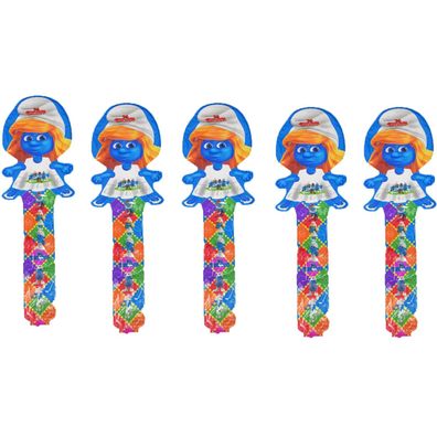 5x Folienballon Schlümpfe Schlumpfine Heliumballon Luftballon Ballon