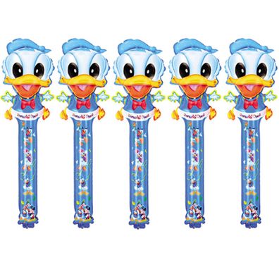 5x Folienballon Donald Ente Heliumballon Luftballon Ballon Kindergeburtstag