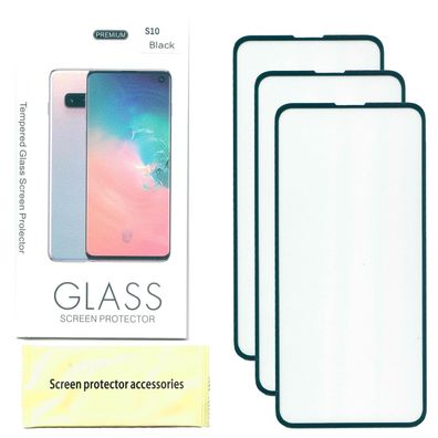 3x Fur Samsung Galaxy S10E Side Glue Schutzglas Displayschutz Tempered Glass mit Box