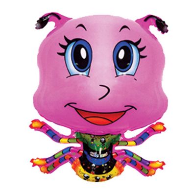 Folienballon Biene Heliumballon Luftballon Kindergeburtstag Bee Rosa