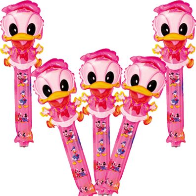 5x Folienballon Donald Duck Heliumballon Luftballon Kindergeburtstag 50x17