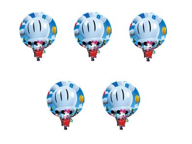 5 X Folienballon Luftballon Micky Maus Heliumballon Kindergeburtstag Ballon