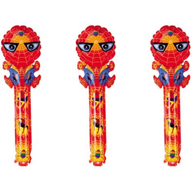 3x Folienballon Spiderman Heliumballon Luftballon Kindergeburtstag 50x17