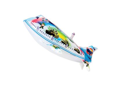 Folienballon Flügzeug Militär Panzer Heliumballon Luftballon Airplane