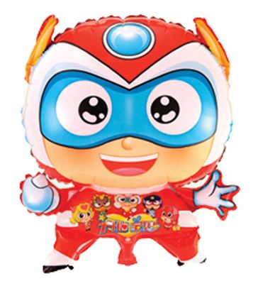 Folienballon Junge Super Held Heliumballon Luftballon Kindergeburtstag
