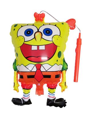 Folienballon SpongeBob Leuchtend Musik Heliumballon Luftballon Kindergeburtstag
