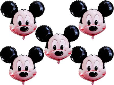 5 X Folienballon Micky Maus Disney Luftballon Heliumballon Kindergeburtstag