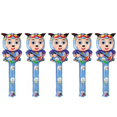 5x Folienballon Schaf Glückliche Schafe Heliumballon Luftballon Kindergeburtstag