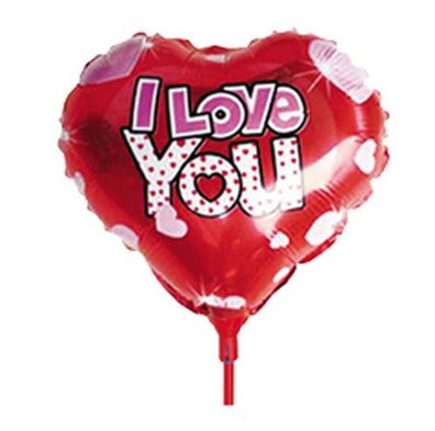 Folienballon Herz"I LOVE YOU" Luftballon Heliumballon Valentinstag Geburtstag