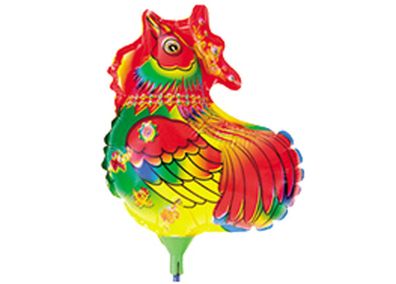Folienballon Hahn Vogel Heliumballon Luftballon Cock Kindergeburtstag
