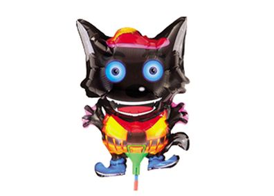 Folienballon Wolf Heliumballon Luftballon Glückliche Schafe Kindergeburtstag