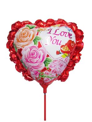 Folienballon Herz Heliumballon Geburtstag Liebe Valentinestag Rot Luftballon