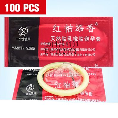 Kondome ultradünnes großes Öl Sex Tool für Männer / Erwachsene 100pcs -