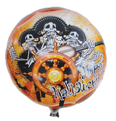 Folienballon Happy Halloween Pirat Heliumballon Luftballon Party
