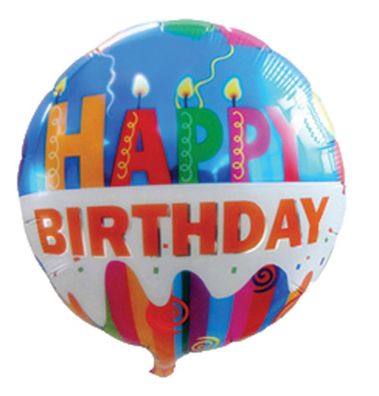 Folienballon Happy Birthday Heliumballon Geburtstag Luftballon Kindergeburtstag