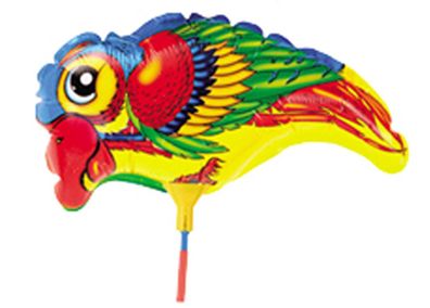 Folienballon Papagei Vogel Heliumballon Luftballon Parrot Kindergeburtstag