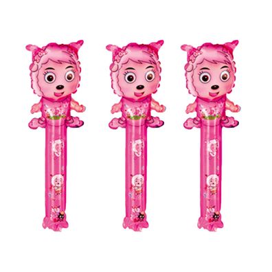 3x Folienballon Schaf Rosa Heliumballon Luftballon Kindergeburtstag 50x17