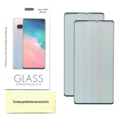 2x Side Glue Schutzglas für Huawei Mate 30 Pro Tempered glass 9H Schutzfolie Displ...