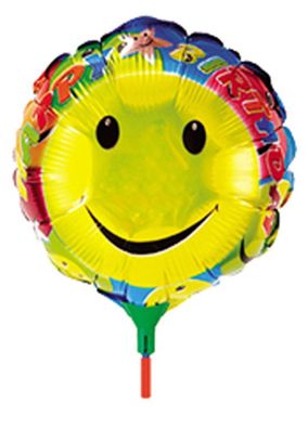 Folienballon Smile Heliumballon Luftballon Ballon Kindergeburtstag