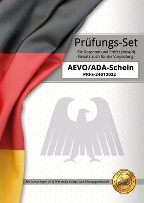 AEVO - ADA-Schein / Ausbilder - Prüfungs-Set mit 100 Prüfungsfragen - Download