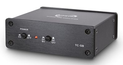 Dynavox "TC-5B" schwarz / Phono-Vorverstärker für MM / Netz- und Batteriebetrieb