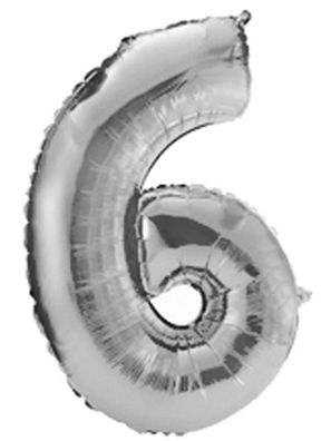 Folienballon Zahl 6 oder 9 Nummer Luftballon Kindergeburtstag Geburtstag Auswahl ...