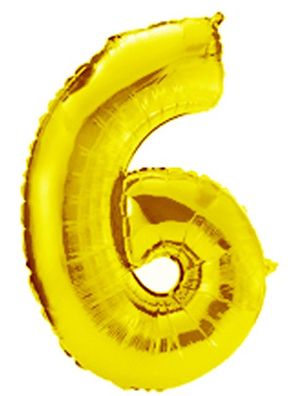 Folienballon Zahl 9 oder 6 Nummer Luftballon Kindergeburtstag Geburtstag Auswahl ...