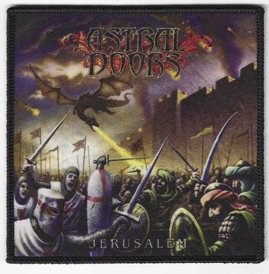 Astral Doors - Jerusalem official Aufnäher Patch Heavy Metal Swedish Power Metal