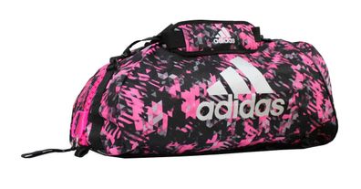 adidas Sporttasche - Sportrucksack Camouflage pink/ silber