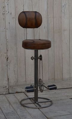 Barhocker Pedal mit Lehne 42 x 118 x 42 cm