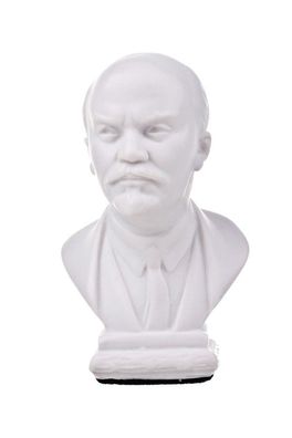 Sowjetischer russischer UdSSR Leader Wladimir Lenin Marmor Büste Skulptur 9,5 cm
