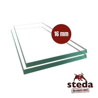 VSG Verbundsicherheitsglas aus Floatglas 16 mm klar bis 6000 mm Länge