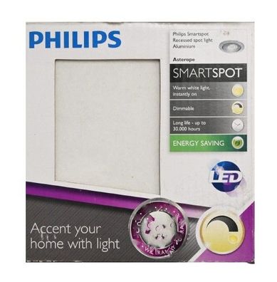 Philips myLiving LED Einbauspot Asterope Metall 4.5 W Aluminium 591804816