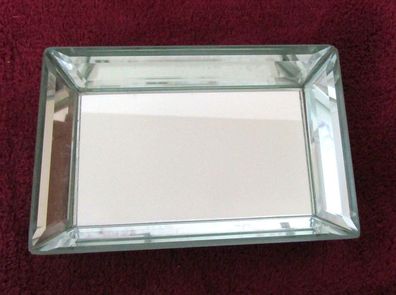 Siegelglas Schale, rechteckig 16 x 10 x 3 cm