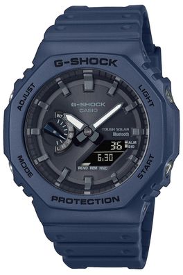 Casio G-Shock Classic Solar Bluetooth Herrenuhr Blau GA-B2100-2AER