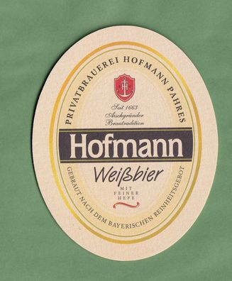 Brauerei Hofmann Pahres - ein ungebrauchter Bierdeckel