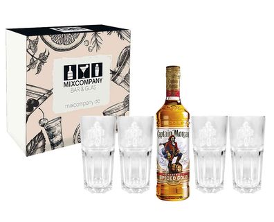 Captain Morgan Set / Geschenkset - Captain Morgan Spiced Gold 0,7l 700ml (35% V