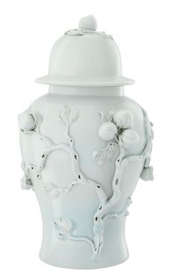Casa Padrino Luxus Porzellan Vase / Krug mit Deckel Hellmintfarben Ø 30 x H. 47 cm -