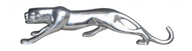 Casa Padrino Designer Panther aus poliertem Aluminium B 61 cm, H 14.5 cm - Alu Dekora