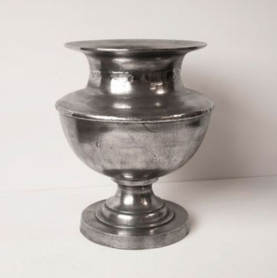 Casa Padrino Designer Vase Nickel - Luxus Qualität