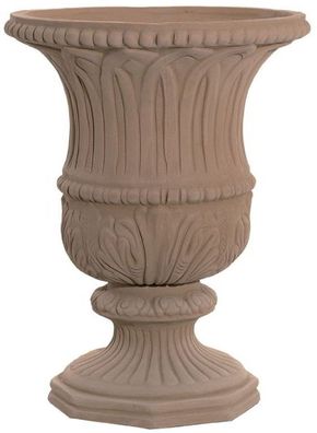 Casa Padrino Barock Blumenvase Terracotta Ø 40 x H. 52 cm - Handgefertigte Keramik Va