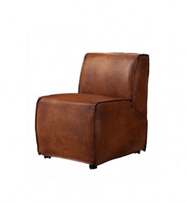 Casa Padrino Luxus Esszimmer Leder Stuhl Braun - Luxus Qualität