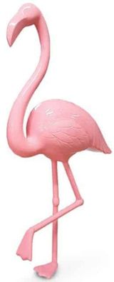 Casa Padrino Luxus Dekofigur Flamingo Vogel Rosa H. 155 cm - Lebensgroße Dekofigur -