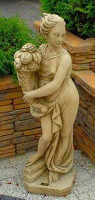 Casa Padrino Jugendstil Skulptur Venus mit Füllhorn 26 x 24 x H 90 cm Antikstil - Bar